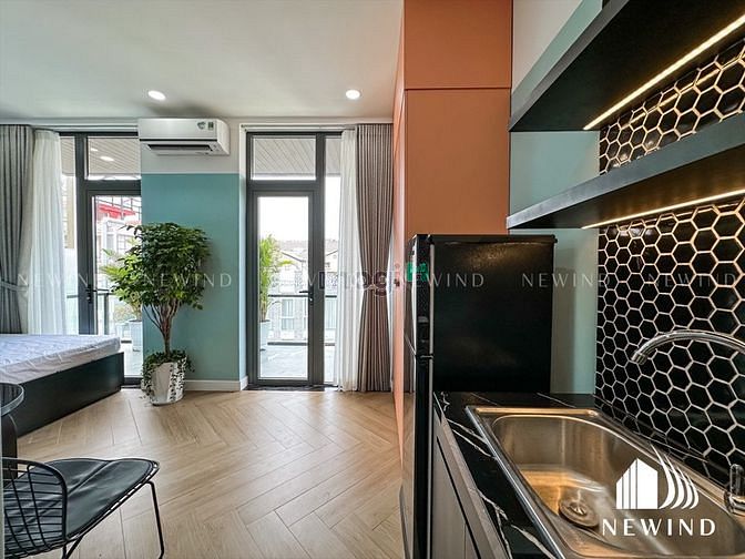 Hình ảnh Studio Cửa sổ - ban công - Khu Phú Mỹ Hưng - Nội thất đầy đủ - quận 7