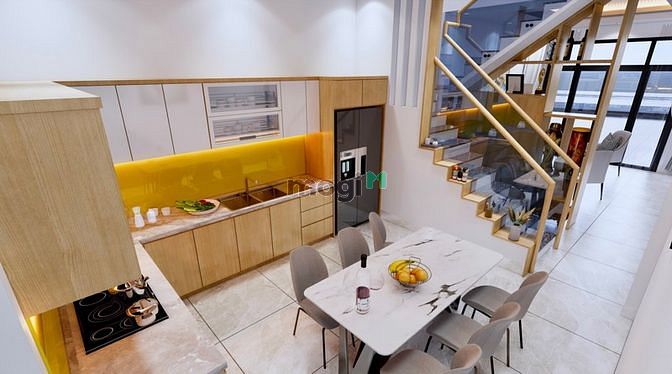 Hình ảnh Hẻm 6m, sát Mặt tiền Lê Văn Quới 4 tầng chỉ 5.4 tỷ 64m2