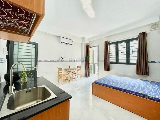 Hình ảnh Studio ban công, full nội thất, gần chợ, gần học viện cán bộ