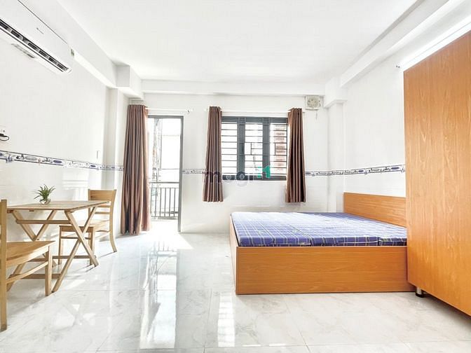 Hình ảnh Studio ban công, full nội thất, gần chợ, gần học viện cán bộ
