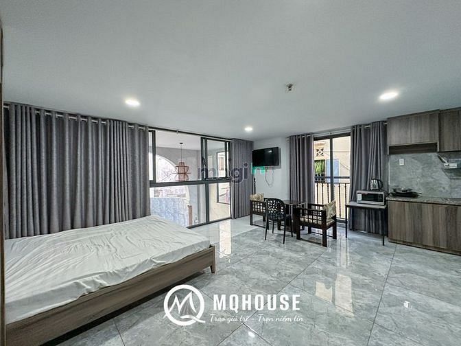 Hình ảnh Cho Thuê Studio View Kính Thoáng Mát Q3⭐Nội Thất Đầy Đủ__VÕ THỊ Sáu