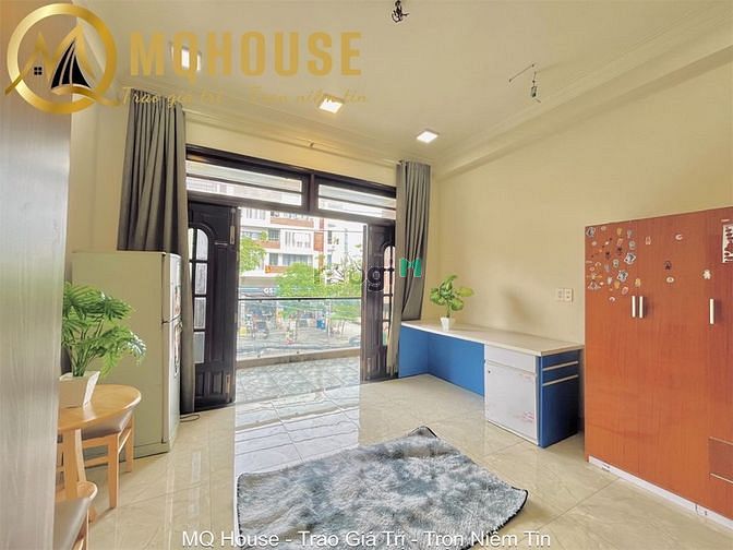 Hình ảnh Căn Hộ Ban Công 40M2 - Full Nội Thất - Gần Văn Lang CS3 Đặng Thuỳ Trâm