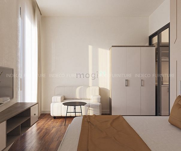 Hình ảnh STUDIO FULL nội thất-- cửa sổ lớn thoang mát