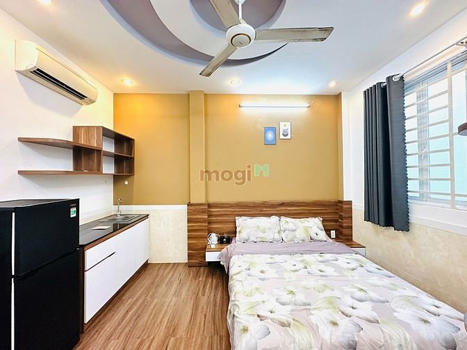 Hình ảnh STUDIO FULL nội thất-- cửa sổ lớn thoang mát
