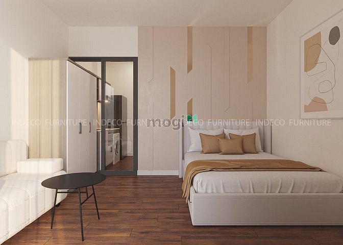 Hình ảnh STUDIO FULL nội thất-- cửa sổ lớn thoang mát