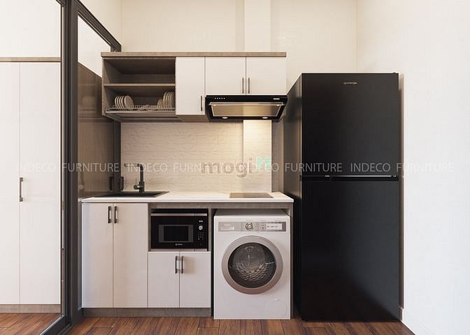 Hình ảnh STUDIO FULL nội thất-- cửa sổ lớn thoang mát