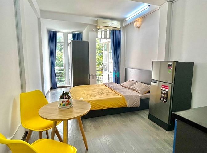 Hình ảnh Studio ban công ngay Pasteur khu trung tâm chợ Tân Định, CV Lê Văn Tám