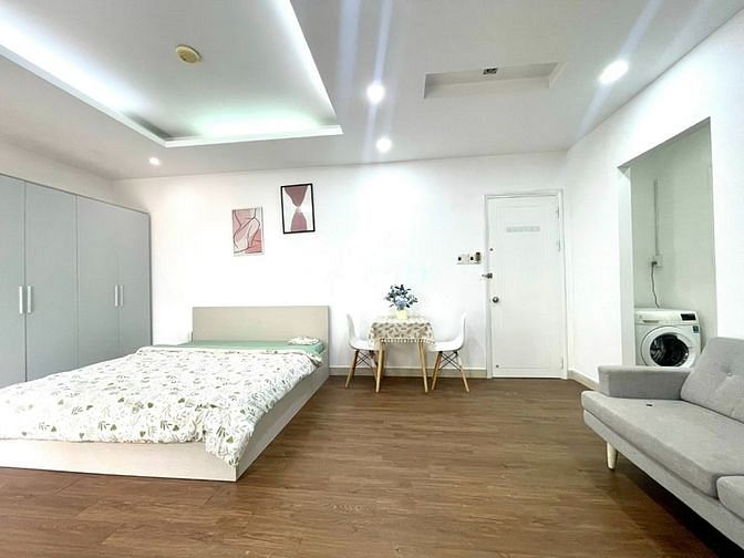 Hình ảnh 🔥Studio đầy đủ nội thất gần Hồ Con Rùa có BALCON, MÁY GIẶT RIÊNG 🔥