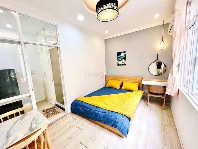 Hình ảnh Studio 1 phòng ngủ cửa sổ lớn full nội thất Lê Thánh Tôn Quận 1