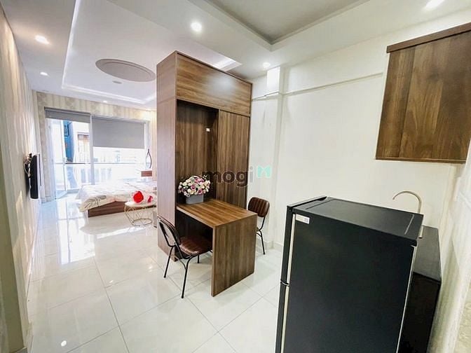 Hình ảnh Studio 1PN có bancon lớn full nội thất Nguyễn Thiện Thuật quận 3