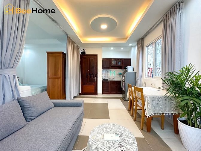 Hình ảnh Studio 1PN bacon cửa sổ lớn full nội thất Hoàng Sa Quận 3