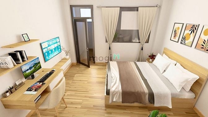 Hình ảnh Balcony tách bếp - Máy Giặt Riêng - Tao Đàn - Dinh Độc Lập NEW 7,5tr