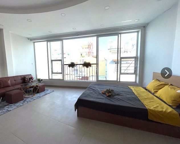 Hình ảnh Căn Hộ Ban Công Đầy Đủ Nội Thất Rộng 40m2 Ngày Nơ Trang Long