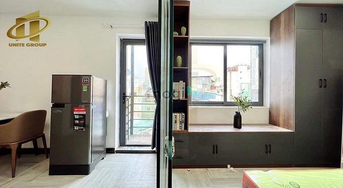 Hình ảnh Cho thuê 1PN 45m2-máy giặt riêng-Bancon-Cửa sổ Q5