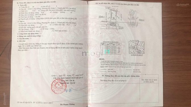 Hình ảnh Cho thuê nhà hẻm Kỳ Đồng, Phường 9, Quận 3, Tp Hồ Chí Minh.