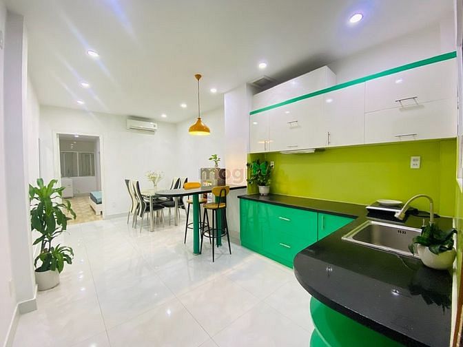 Hình ảnh Căn Hộ 45m2, 1 Phòng Ngủ - 1 Phòng Khách, kệ bếp lớn ở P.4 Tân Bình