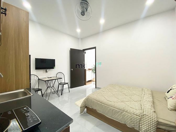 Hình ảnh Siêu phẩm Trang Chủ MB66.COM / Đăng Ký Tặng 66K 1PN 30m2 tách bếp, Full nội thất,có bancol thoáng mát