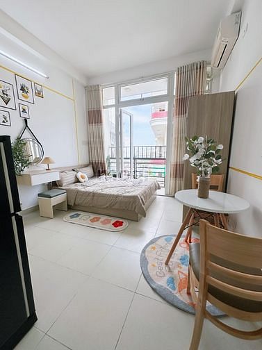 Hình ảnh Căn Hộ Studio Full Nội thất Ban Công gần Etown Cộng Hòa