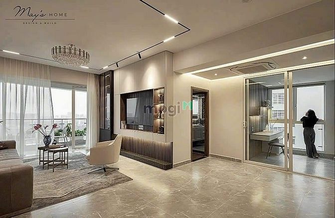 Hình ảnh Cho thuê Trang Chủ MB66.COM / Đăng Ký Tặng 66K RiverSide Residence PMH, Quận7. 3Pn Lầu cao View Sông.