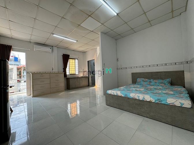 Hình ảnh Căn Hộ Dịch Vụ Quận 10, Studio cửa sổ lớn, Bancon