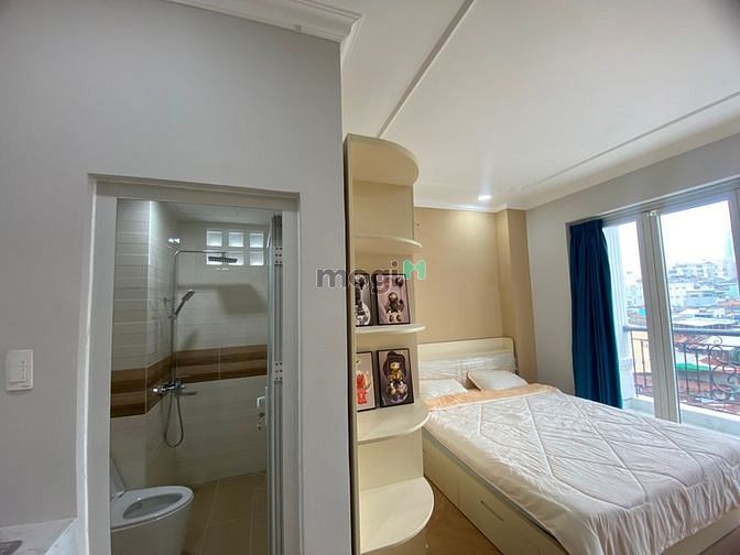 Hình ảnh Studio ban công, có thang máy, full nội thất, gần chợ bà chiểu. Sát q1