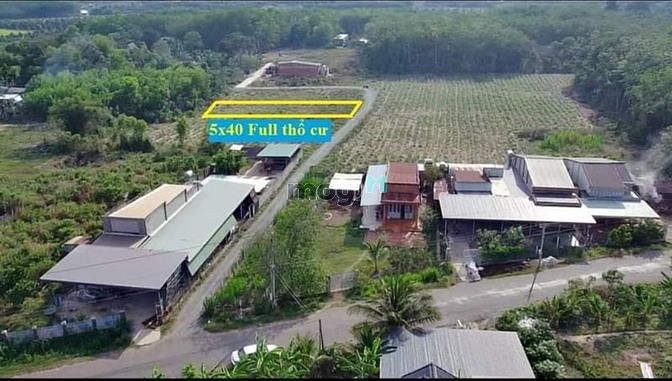 Hình ảnh Bán đất Full thổ cư. Gò Dầu, Tây Ninh. Sổ hồng riêng. Giá 510 triệu