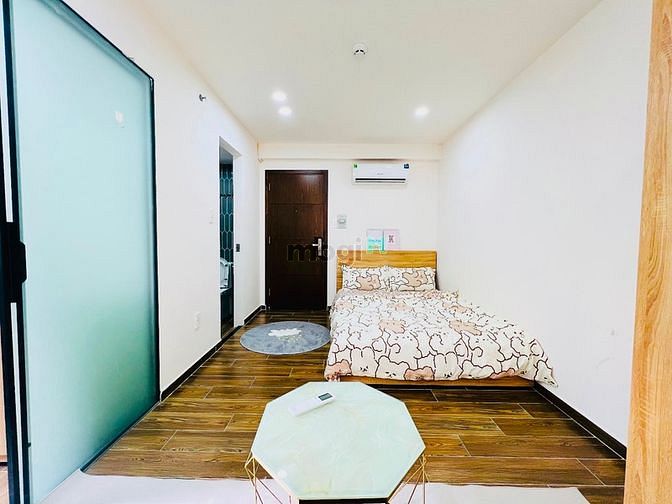 Hình ảnh 1PN máy giặt riêng, 25m2 phòng nhiều cửa sổ ra ngoài trời.