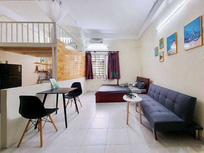 Hình ảnh Trống Sẵn Căn Hộ Dạng Duplex Cửa Sổ Siêu Rộng 45m2 Ngay Chợ Tân Bình