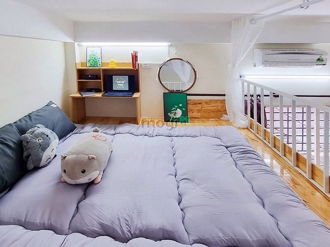 Hình ảnh Trống Sẵn Căn Hộ Dạng Duplex Cửa Sổ Siêu Rộng 45m2 Ngay Chợ Tân Bình