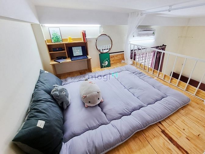 Hình ảnh Trống Sẵn Căn Hộ Dạng Duplex Cửa Sổ Siêu Rộng 45m2 Ngay Chợ Tân Bình