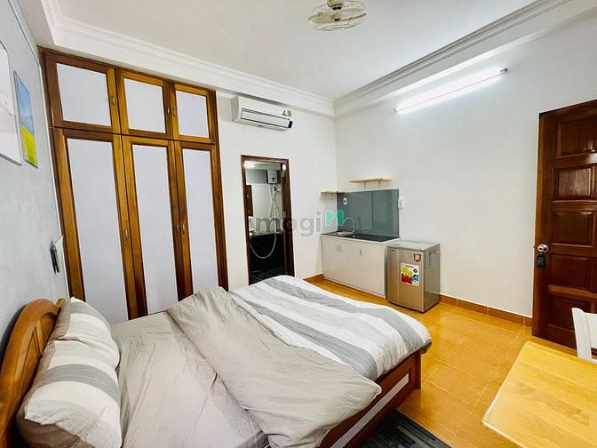 Hình ảnh Studio 20m2 cửa sổ full nội thất ngay Ngã Sáu Phù Đổng