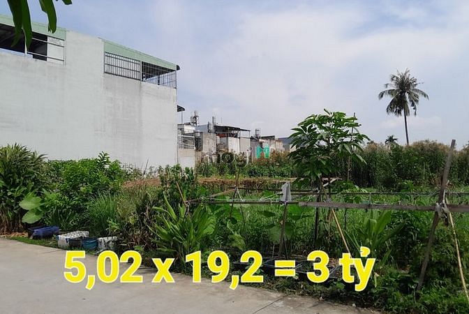 Hình ảnh 5,02 x 19,2 3 tỷ Hà Huy Giáp Thạnh Xuân Quận 12 TPHCM