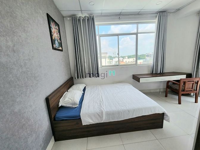 Hình ảnh Căn Hộ 1PN Tách bếp - Bancol, cửa sổ thoáng - Full NT - Khu Sân Bay