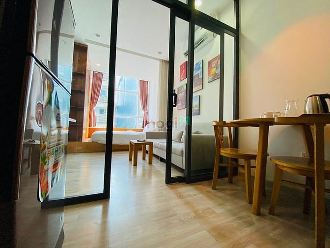 Hình ảnh ✨Mb6623 nạp rút nhanh chóng 1PN tách bếp cửa kính_Full nội thất_Ngay sân bay