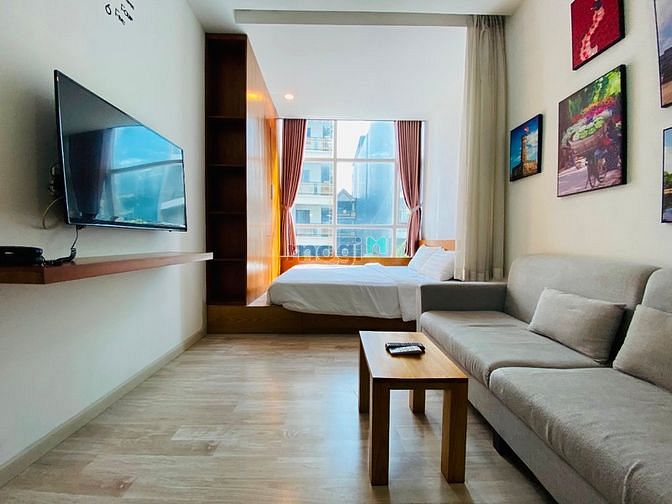 Hình ảnh ✨Mb6623 nạp rút nhanh chóng 1PN tách bếp cửa kính_Full nội thất_Ngay sân bay