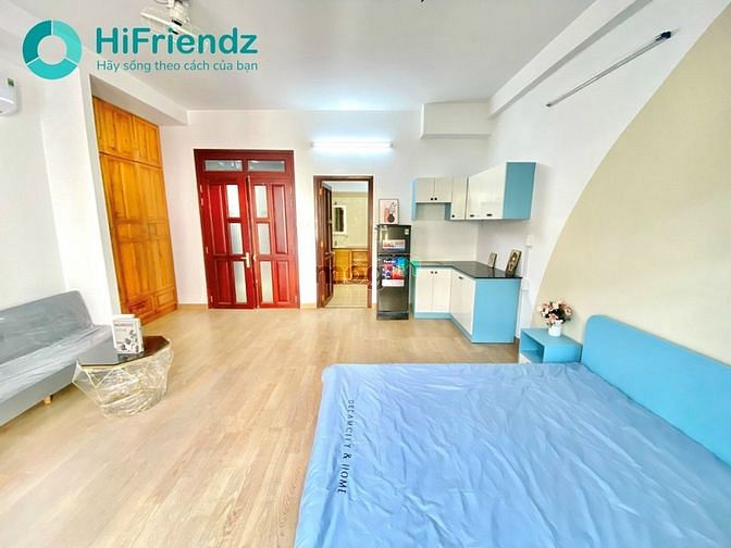 Hình ảnh ✨Studio cửa sổ ban công cực thoáng có bếp xa giường gần cv Gia Định