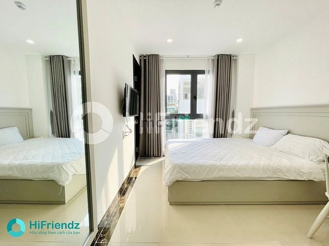 Hình ảnh Studio bancol dọn vệ sinh 2l/tuần đầy đủ nội thất