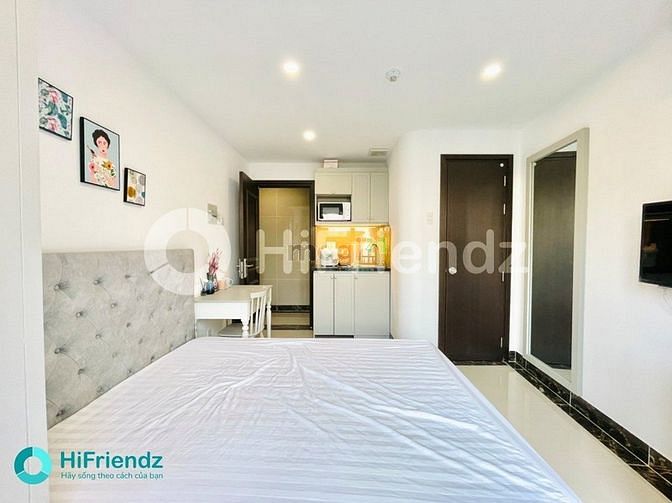 Hình ảnh Studio bancol dọn vệ sinh 2l/tuần đầy đủ nội thất