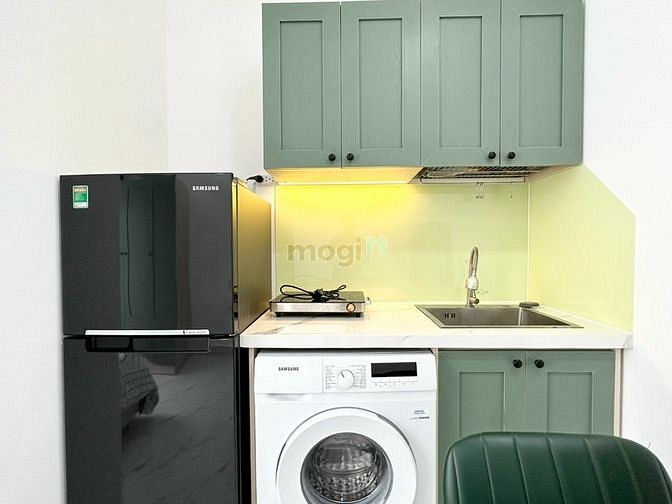 Hình ảnh Studio bancol, trang bị nội thất cao cấp, máy giặt riêng