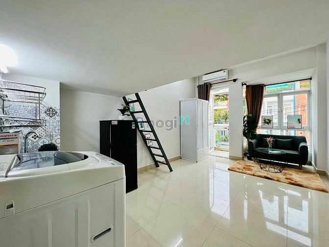 Hình ảnh Căn Hộ Duplex Full Nội Thất Ban Công Ngay Lý Chiêu Hoàng Hậu Giang Q6