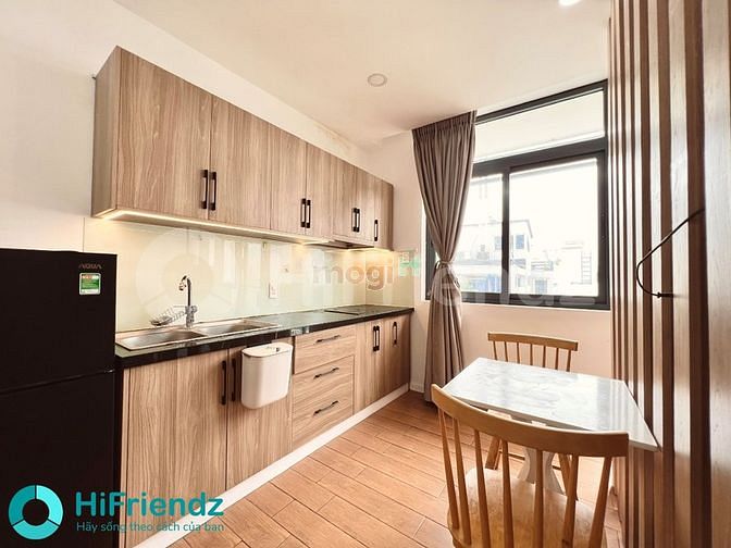 Hình ảnh Studio_BAN CÔNG_Full nội thất gỗ cao cấp_45m2_chợ Tân Định_Hồ con rùa