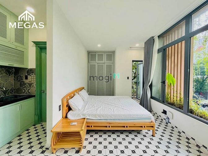 Hình ảnh Căn Hộ Studio Ban Công Full NT Indochine Ngay Khu Biệt Thự Trần Não Q2