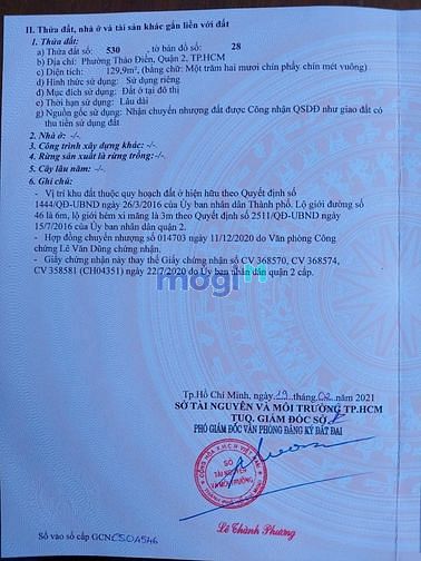 Hình ảnh Bán Đất 2 MT đường 46, Phường Thảo Điền, Quận 2, Xây 7 Tầng giảm 4 tỷ