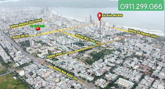 Hình ảnh Lô góc đất biển Đỗ Bá An Thượng 18, cách biển Mỹ Khê 800m