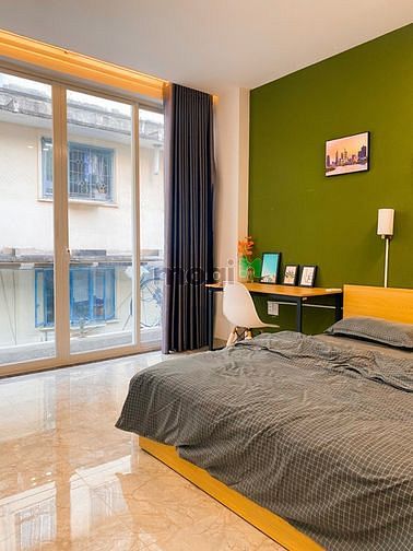 Hình ảnh Studio Balcon riêng ngay TRẦN HƯNG ĐẠO QUẬN 1 (Tòa nhà thang máy)