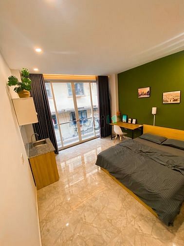 Hình ảnh Studio Balcon riêng ngay TRẦN HƯNG ĐẠO QUẬN 1 (Tòa nhà thang máy)
