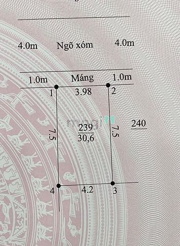Hình ảnh Đất kinh doanh an phú, 30,6 m2 mt 4,2m - view hồ chúc sơn, chương mỹ