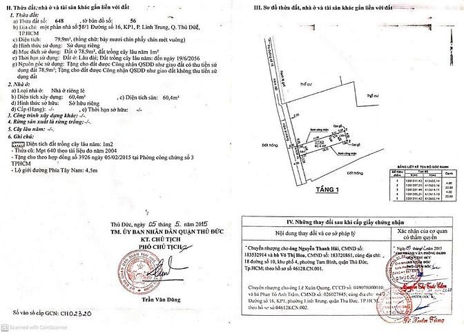 Hình ảnh Bán đất đường số 16 .P linh trung tp thủ đức