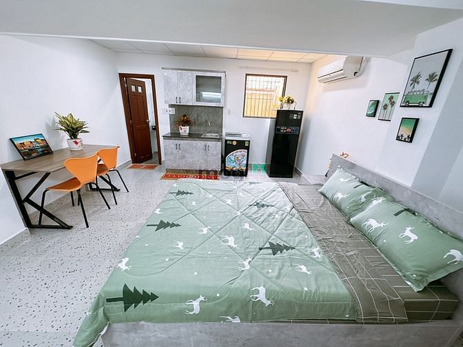 Hình ảnh Phòng Studio 30m2 - Ngay CV Lê Thi Riêng Full Nội Thất Mới