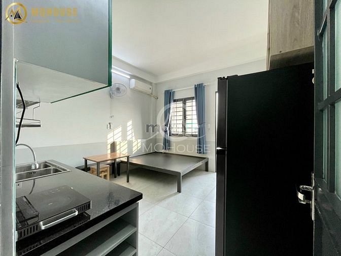 Hình ảnh Studio Ban công Full nội thất, máy giặt riêng, miễn phí dịch vụ phòng